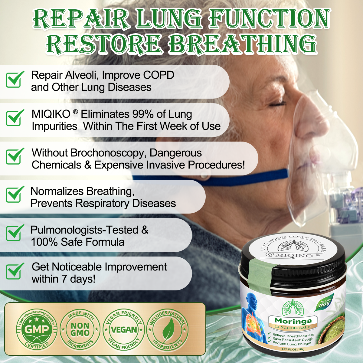 𝐌𝐈𝐐𝐈𝐊𝐎® 𝐌𝐨𝐫𝐢𝐧𝐠𝐚 𝐋𝐮𝐱𝐞 𝐋𝐮𝐧𝐠 𝐑𝐞𝐯𝐢𝐯𝐞 𝐁𝐚𝐥𝐦💚💚(👨‍⚕️𝐑𝐞𝐜𝐨𝐦𝐦𝐞𝐧𝐝𝐞𝐝 𝐛𝐲 𝐋𝐅𝐀 𝐟𝐨𝐫 𝐎𝐩𝐭𝐢𝐦𝐚𝐥 𝐑𝐞𝐬𝐩𝐢𝐫𝐚𝐭𝐨𝐫𝐲 𝐇𝐞𝐚𝐥𝐭𝐡👨‍⚕️)