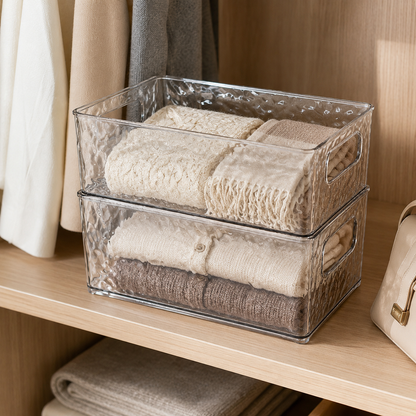 🧊 Clear Storage | Stackable Organizer | Modern Home Essential