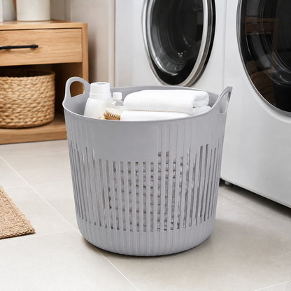 Laundry Basket | Durable Plastic | Easy Home Storage