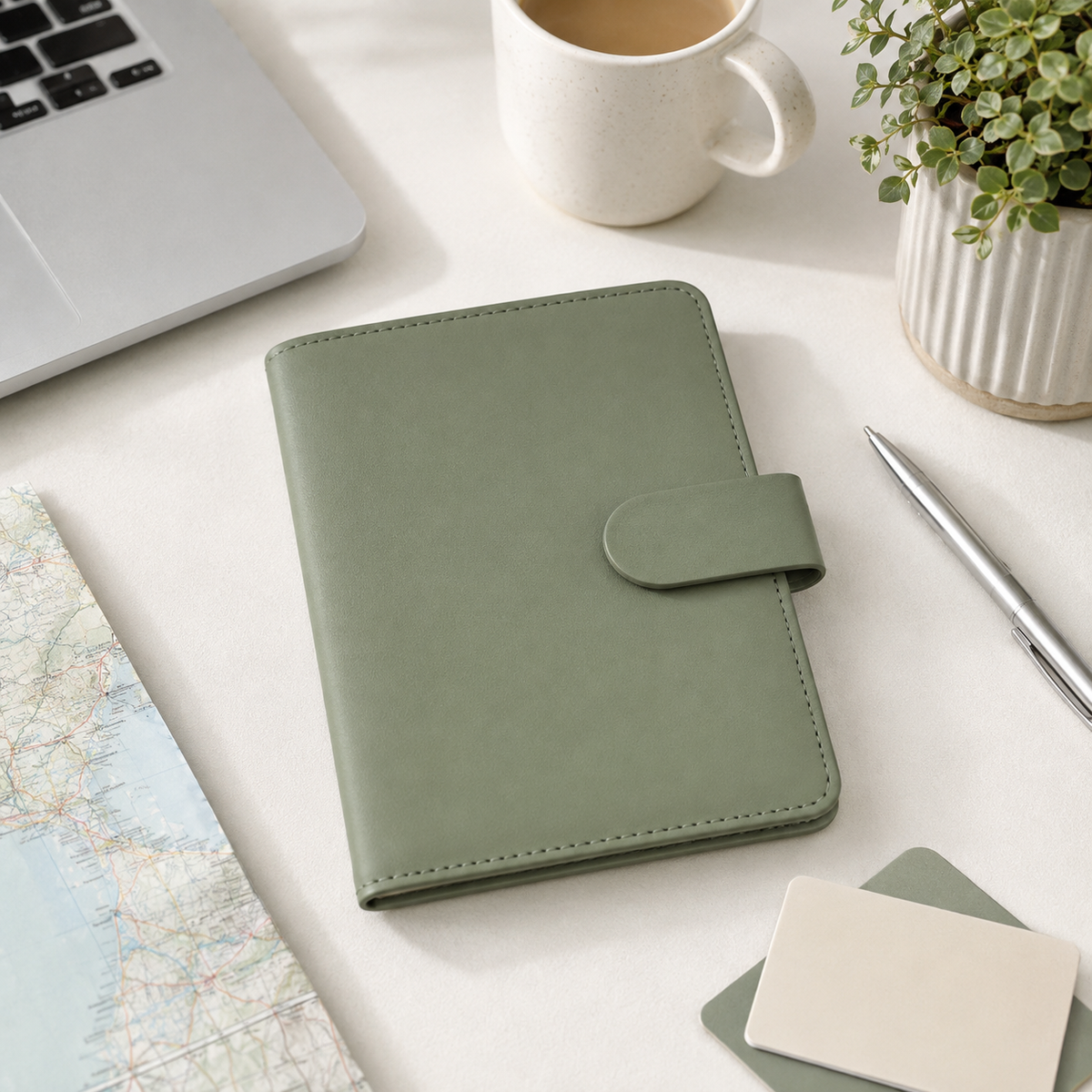 🌿 Passport Holder | Soft Leather | Travel Essential