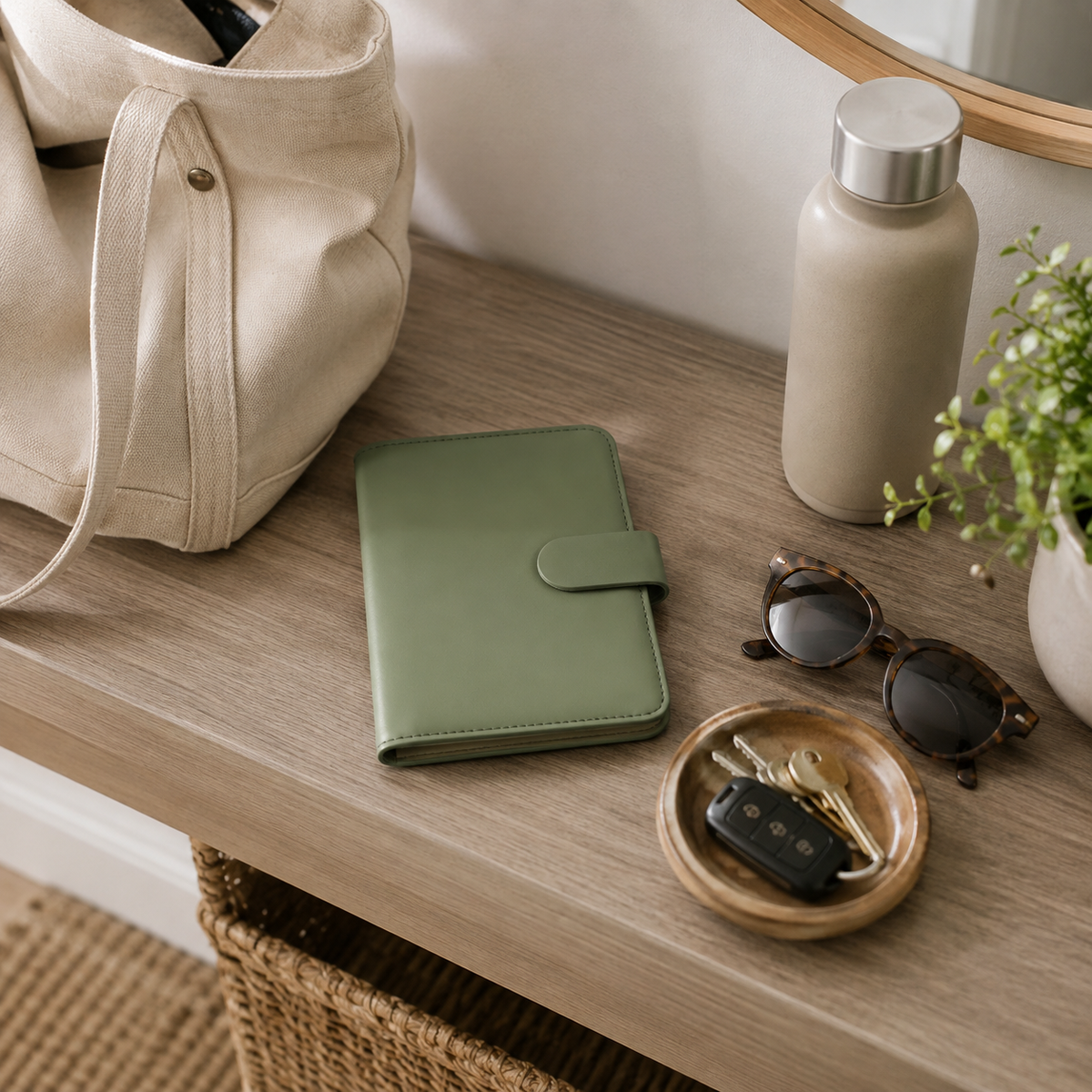 🌿 Passport Holder | Soft Leather | Travel Essential