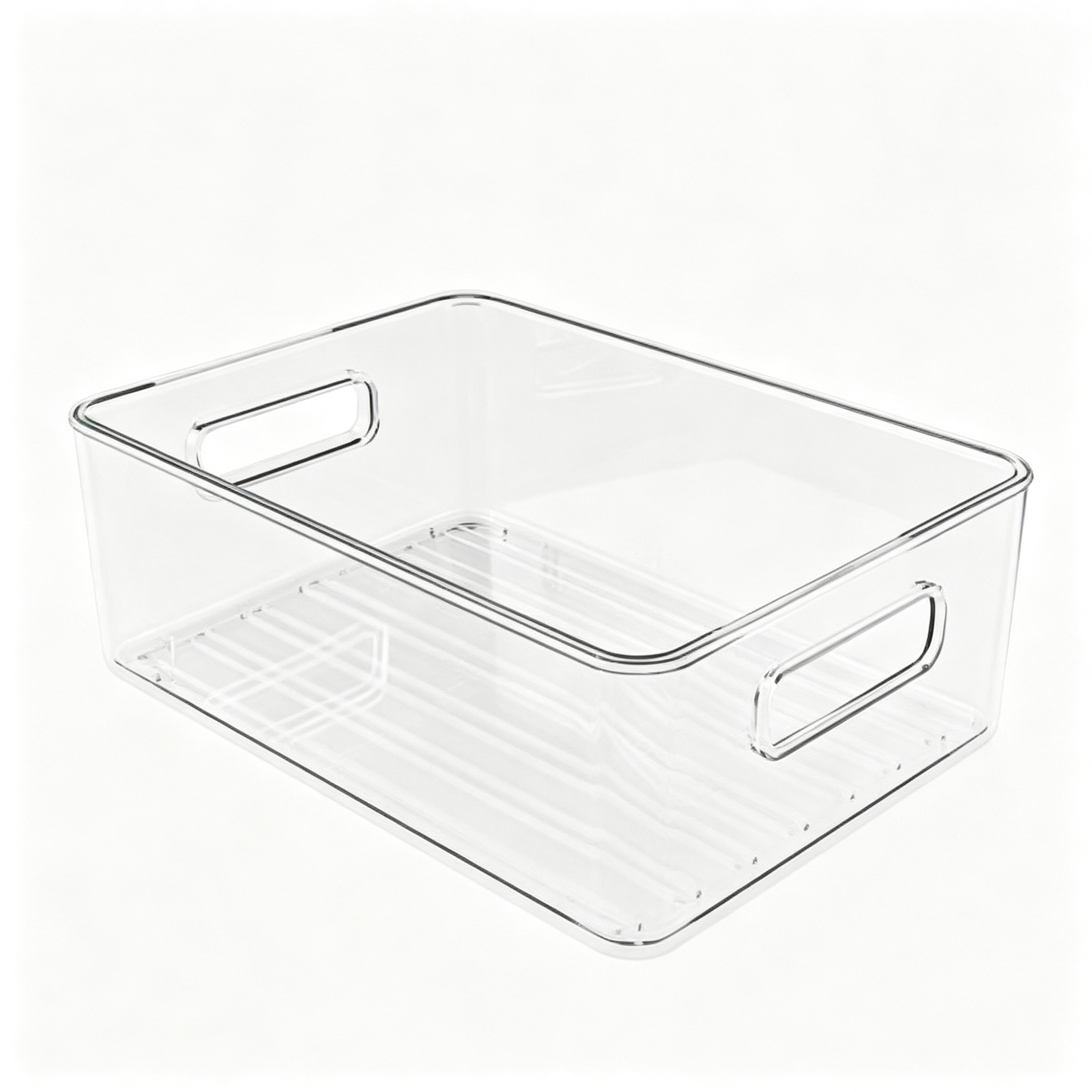 🧺 Clear Organizer | Transparent Plastic | Home Storage | Organization Lovers | Easy-Grip Design