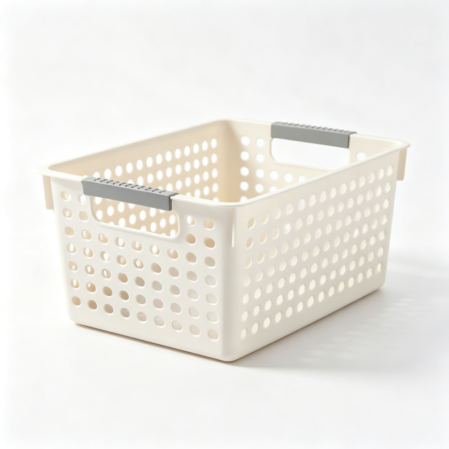 🧺 Storage Basket | Durable Plastic | Home Organization | Organization Lovers | Ventilated Grip Design
