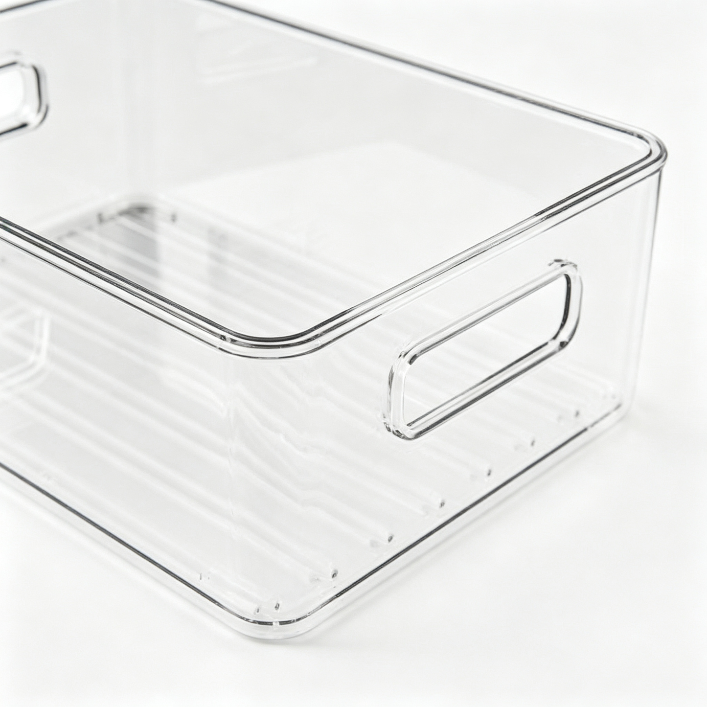 🧺 Clear Organizer | Transparent Plastic | Home Storage | Organization Lovers | Easy-Grip Design