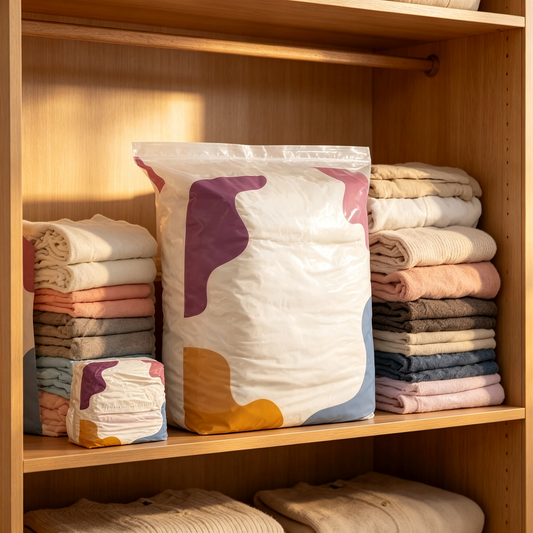 🛏️ Space Saver | Durable Plastic Design | Closet Organization | Family Essential | Compact Storage Solution
