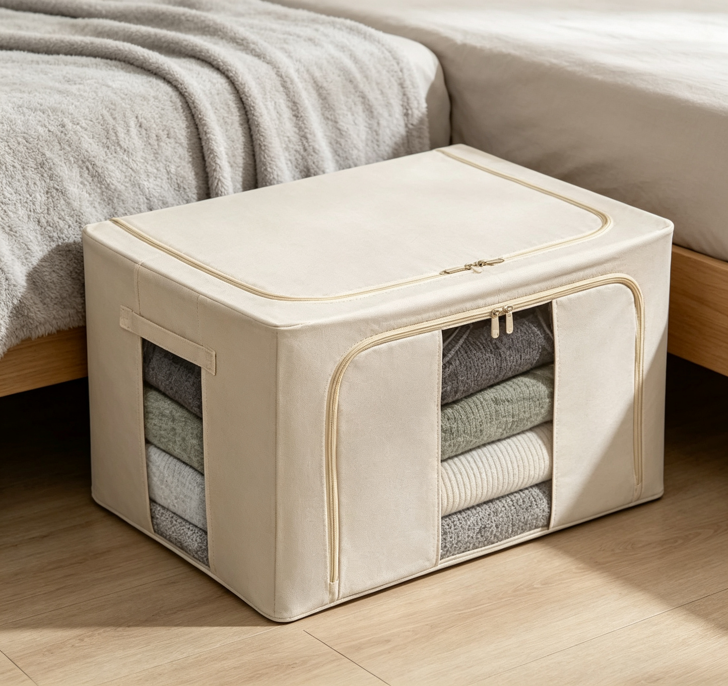 🧺 Storage Organizer | Durable Fabric Design | Home Organization | Family Essential | Clean Space Saver