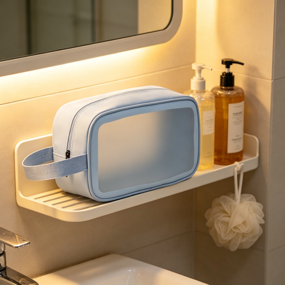 Makeup Bag | Travel Organizer | Clear Window Design